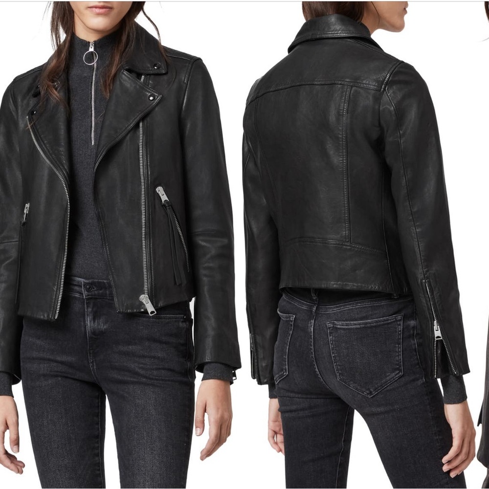 AllSaints Dalby Leather Biker Jacket